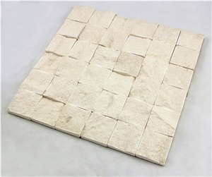 Crema Marfil Split Face 48x48 Marble Mosaic