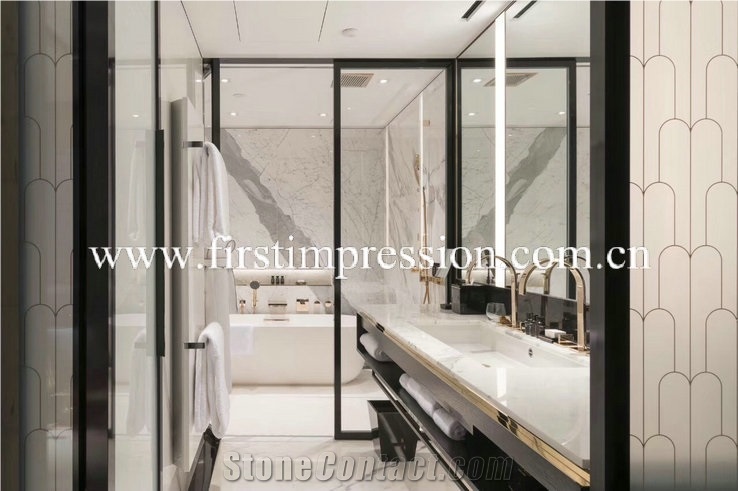 Calacata White Marble Slabs/Statuario Marble