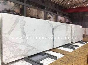 Calacata White Marble Slabs/Statuario Marble