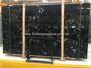 China Century Black Ice Flower Marble Slabs&Tiles
