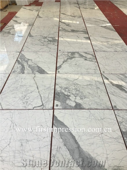Hot Sale Statuario White Marble Slabs&Cut to Size