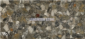Coralite Green Precious Stone Tiles Slabs Walls