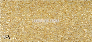 Golden Mother Of Pearl Semi Precious Stone Tiles