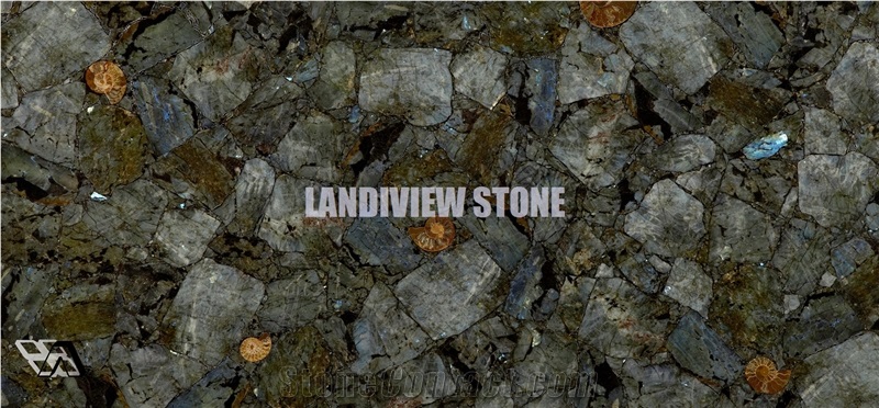 Labradorite Semiprecious Tiles Slabs Wall
