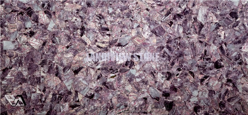Lilac Semiprecious Tiles Slabs Flooring Wall