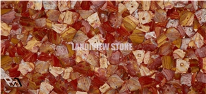 Red Jasper Semiprecious Tiles Slabs Flooring