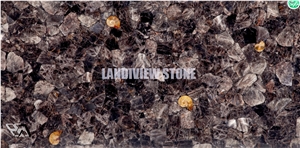Smoke Crystal Semiprecious Tiles Slabs Flooring