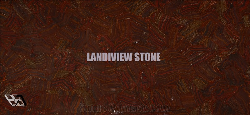 Tiger Iron Semiprecious Tiles Slabs Flooring Wall