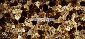 Yellow Agate Backlit Semiprecious Tiles Slabs Wall