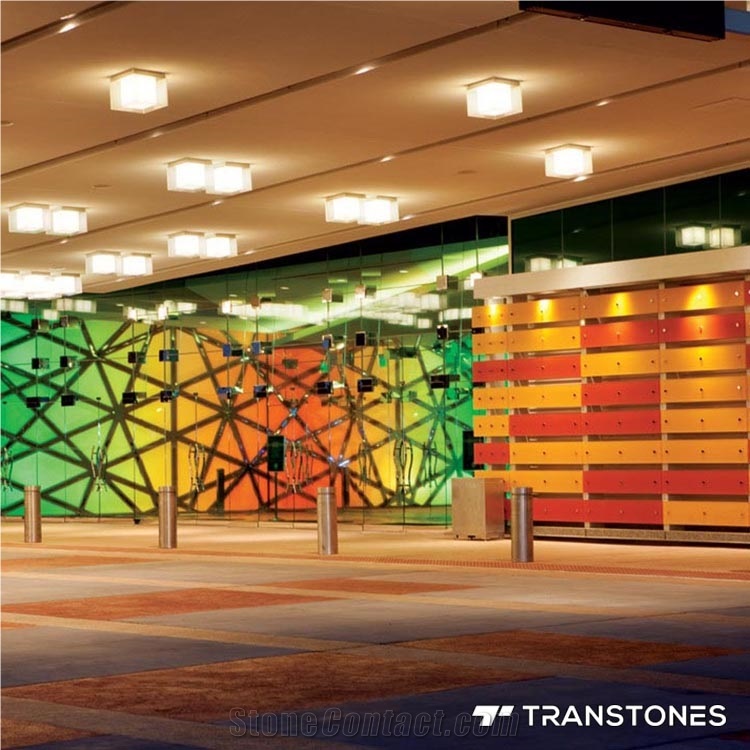 4x8 Thick Clear Cast Acrylic Sheet Wall Design