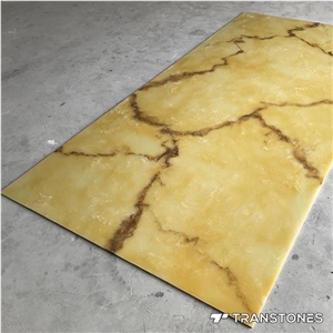 Artificial Alabaster Slab Crystallized Stone