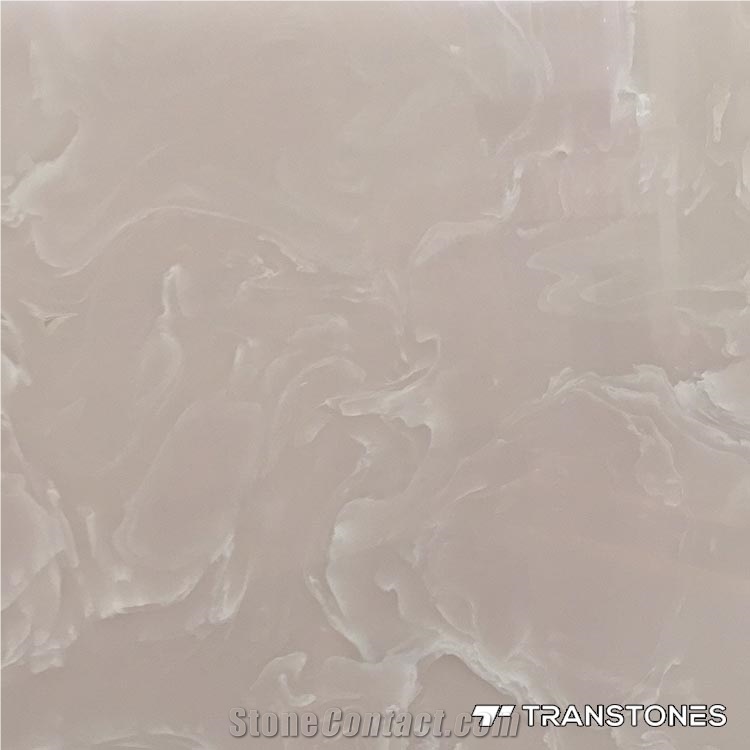 Backlit Translucent Wall Panel, Faux Stone