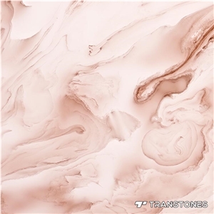 Faux Stone Pink Onyx Alabaster Panel