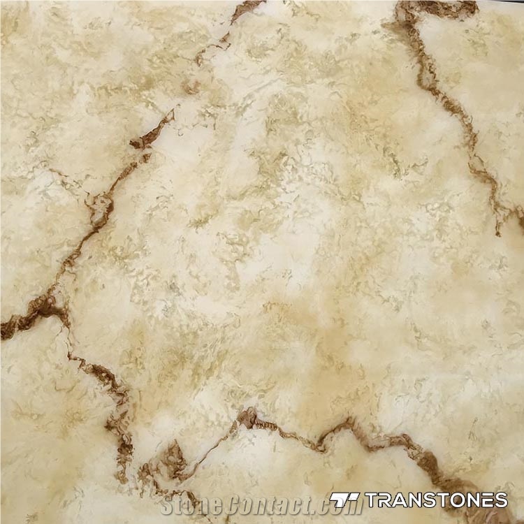 Translucent Artificial Alabaster Stone Sheet