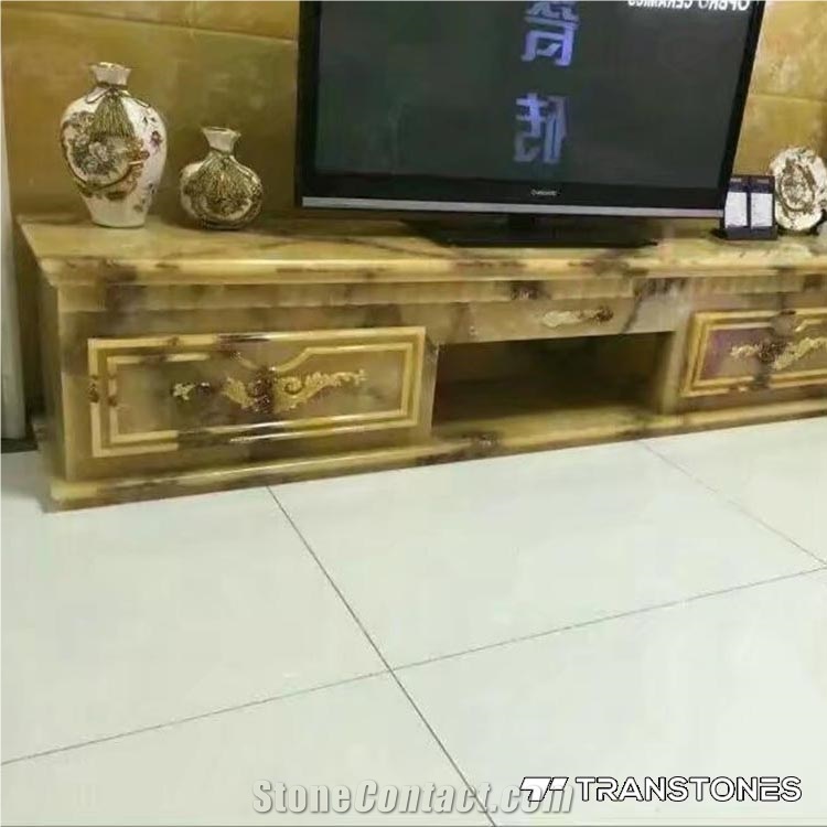 Translucent Artificial Marble Stone Slab