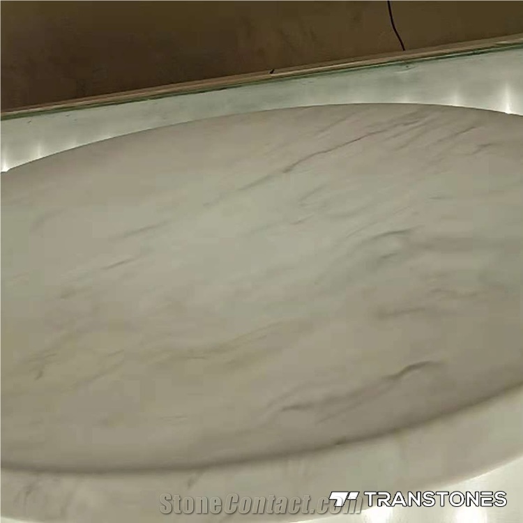 Translucent Decorative Faux Alabaster Stone