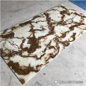 Translucent Onyx Alabaster Resin Stone Sheet