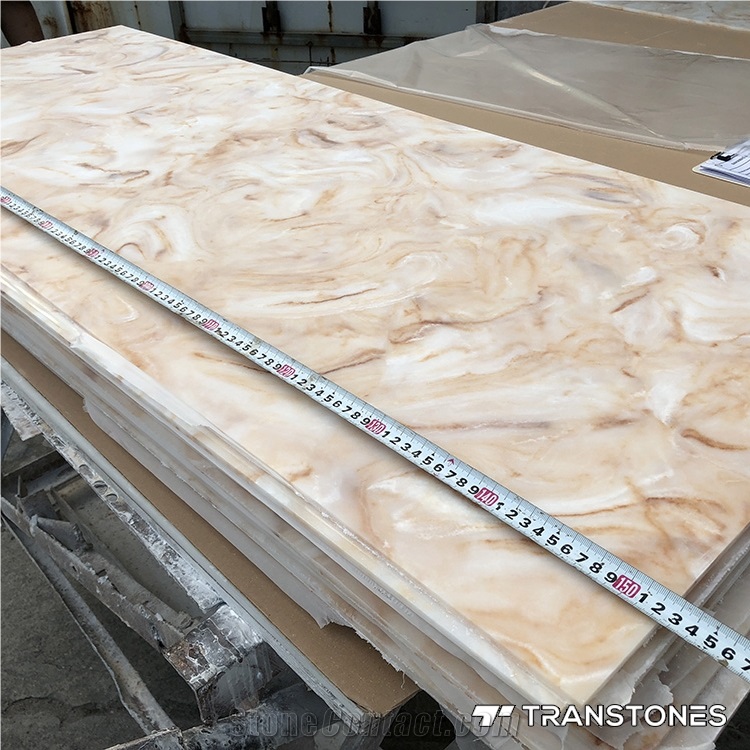 Translucent Resin Panel Artificial Alabaster Sheet
