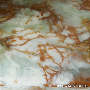 Transparent Artificial Stone Wall Covering Slab