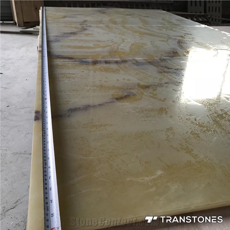 Transtones Artificial Onyx Translucent Resin Slab
