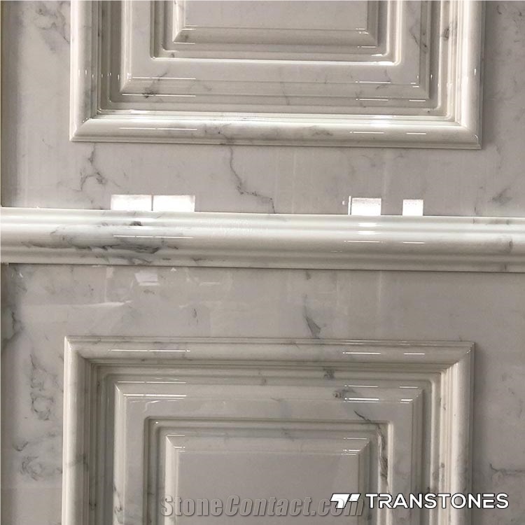 White Onyx Alabaster Feature Stone Wall Panel
