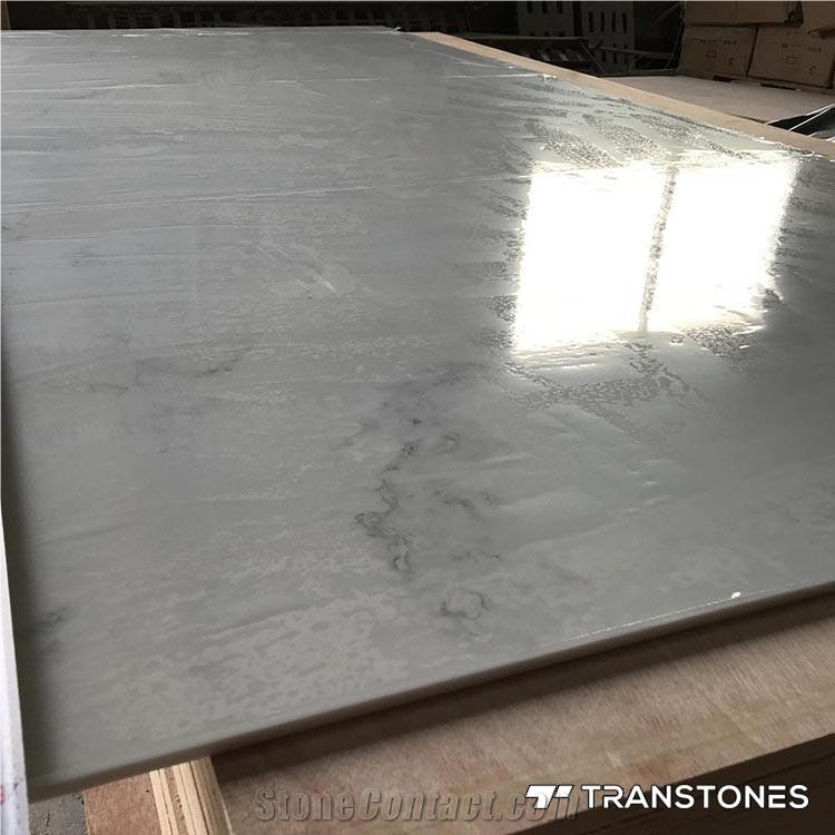 White Onyx Alabaster Feature Stone Wall Panel