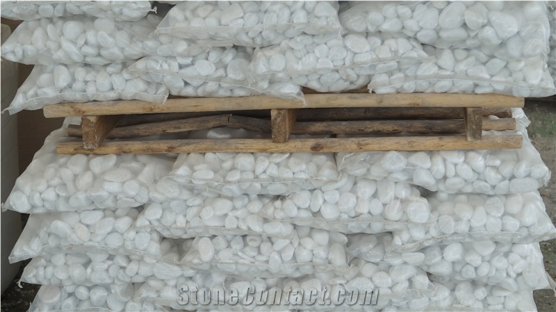 Snow White Pebble Stone