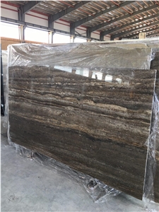 Kashan Silver Travertine,Silver-Brown Travertine