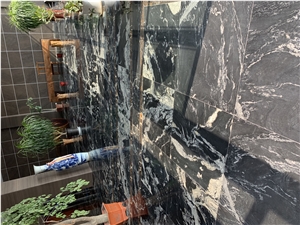 Cosmic Black Granite Tiles for Flooring Covering