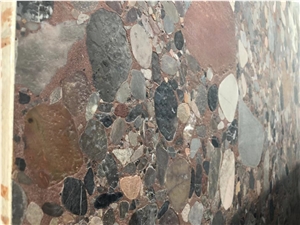 Inexpensive Colorful Red Granite Stone Flooring