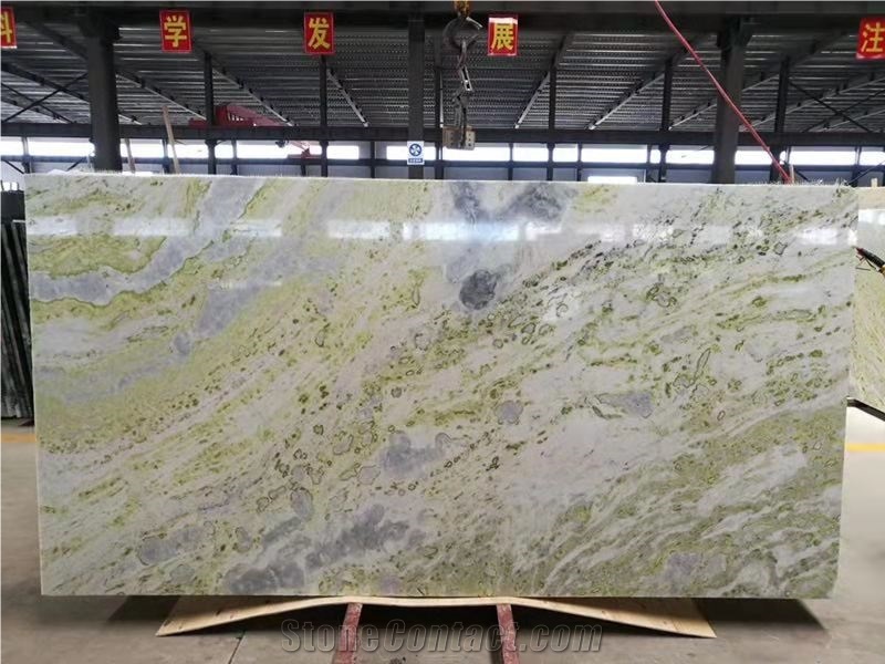 Polished Paradise Jade Marble Slabs Flooring