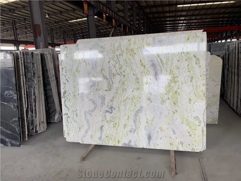 Polished Paradise Jade Marble Slabs Flooring