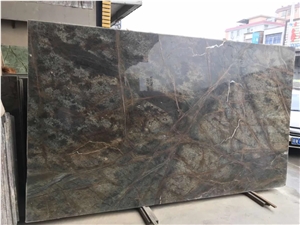 Rainforest Green Marble Slab