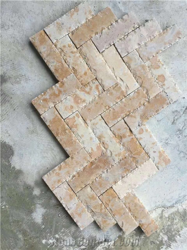 Classic Beige Limestone Tiles and Pattern