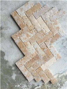 Classic Beige Limestone Tiles and Pattern