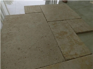 Classic Beige Limestone Tiles and Pattern