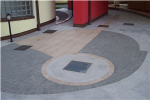 Bianco Sardo Granite Brushed Pavers