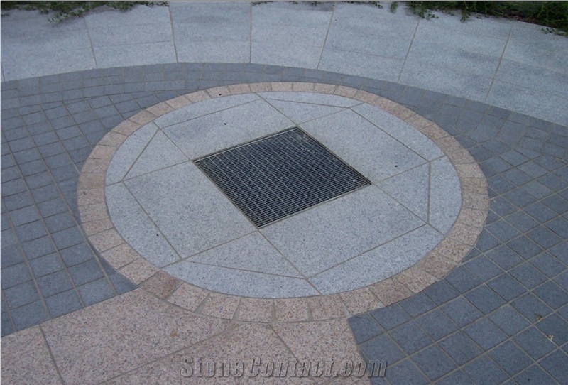 Bianco Sardo Granite Brushed Pavers
