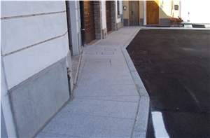 Bianco Sardo Granite Brushed Pavers