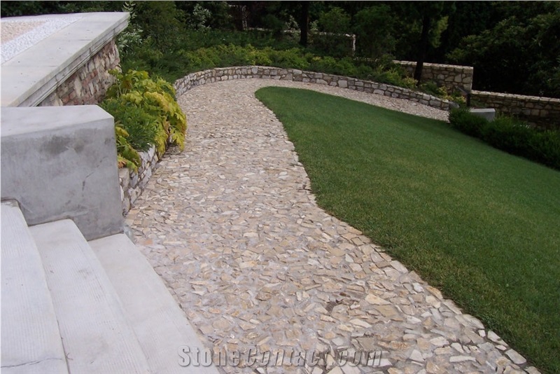 Pietra Di Matera Landscaping Flagstone Driveway