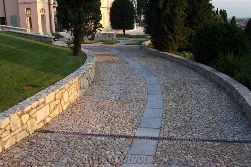 Pietra Di Matera Landscaping Flagstone Driveway