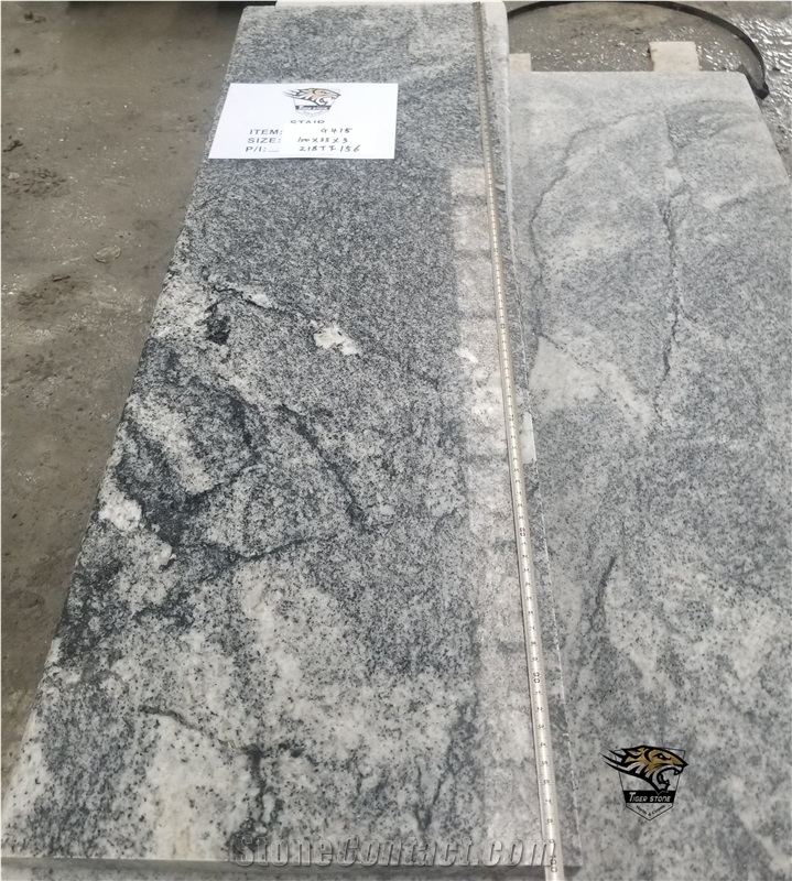 Viscount White Polished Granite Slabs and Tiles