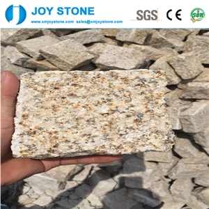 Cheap G682 Yellow Granite Cube Driveway Pave Stone