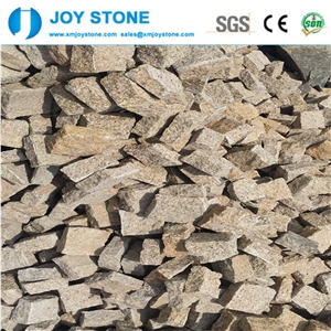 Cheap G682 Yellow Granite Cube Driveway Pave Stone