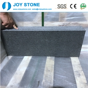 G684 Black Basalt Stone Cladding Wall Tiles Flamed