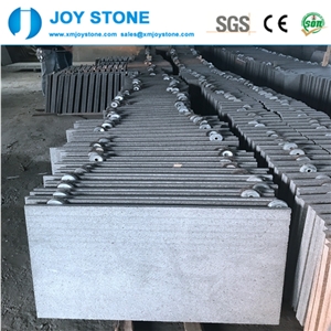 G684 Black Basalt Stone Cladding Wall Tiles Flamed