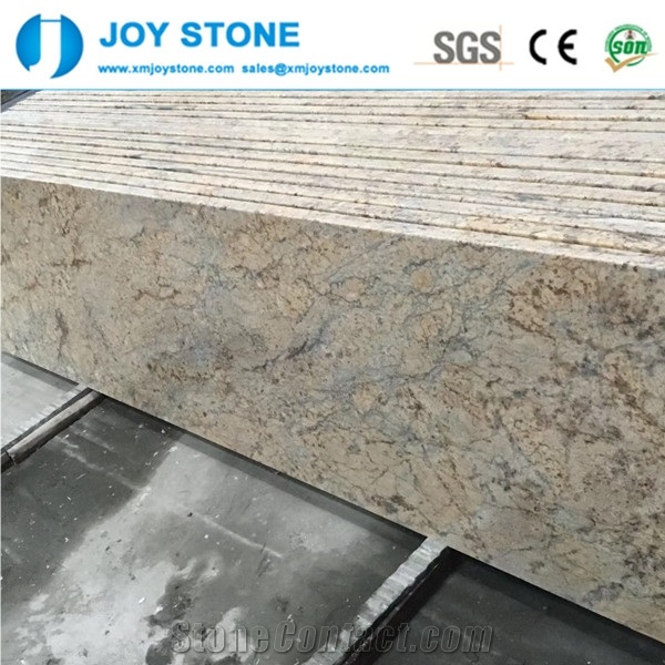 Good Quality Gold Diamond Polish Granite Bar Top