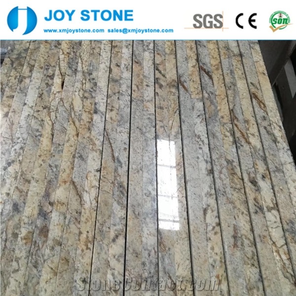 Good Quality Gold Diamond Polish Granite Bar Top