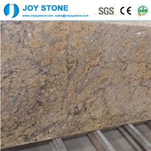 Good Quality Gold Diamond Polish Granite Bar Top