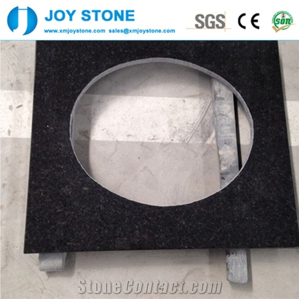 Indian Black Galaxy Granite Polished Countertop